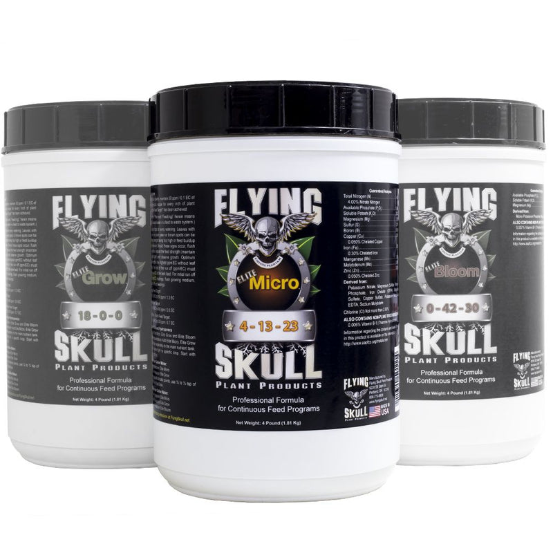 Flying Skull - Elite Plant Foods Grow/Bloom/Micro 500g